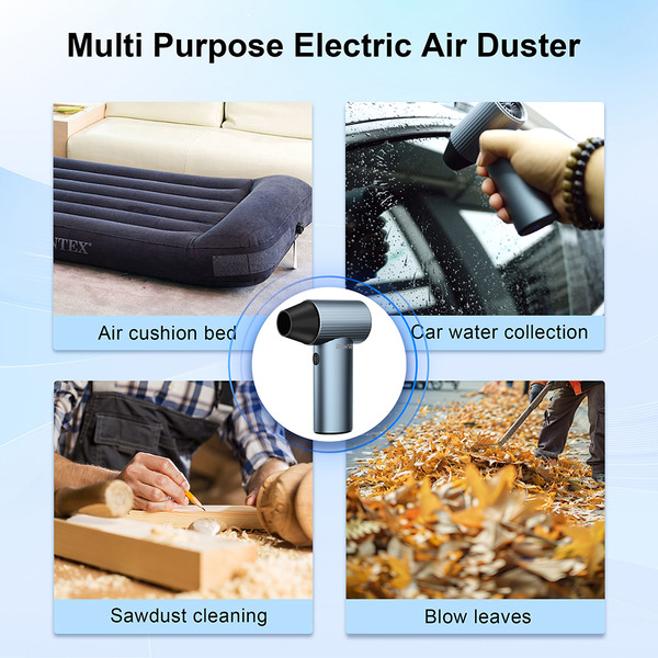 BLWR 401 Portable Turbo Air Fan Jetfan Blower -Handheld Cleaner & Hairdryer