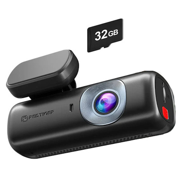 REDTIGER F9 Lite 4K Front Dash Cam - WDR, ADAS Alerts, 24H Parking Monitor