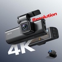 REDTIGER F7N 4K Dual Dash Cam with 64GB Card, Built-in WiFi GPS