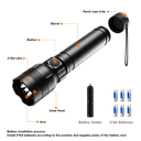 SUPERFIRE L27 Super Bright Flashlight - 1350 Lumens LED Torch with 4 Modes