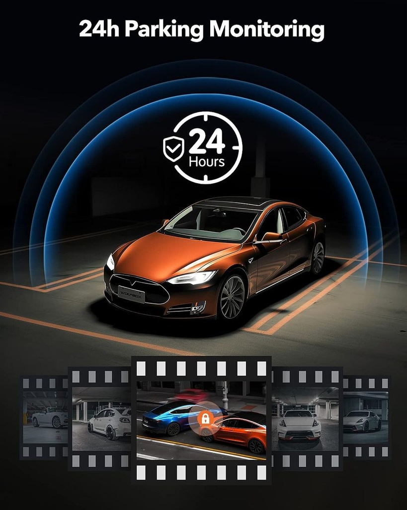 Wolfbox G850 12" 4K Smart Rear View Mirror Camera Dash Cam