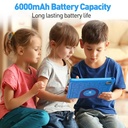 PRITOM Learning Kids Tablet 10.1" HD - 3GB RAM, 64GB Storage, WiFi - Blue