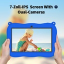 Pritom Smart Kids Panda Tablet 7" WiFi Parental Control 2GB RAM, 32GB ROM - Blue