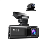 REDTIGER F7N 4K Dual Dash Cam with 64GB Card, Built-in WiFi GPS