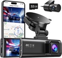 REDTIGER F7NP Dash Cam Front Rear4K Full HD for Cars Wifi GPS