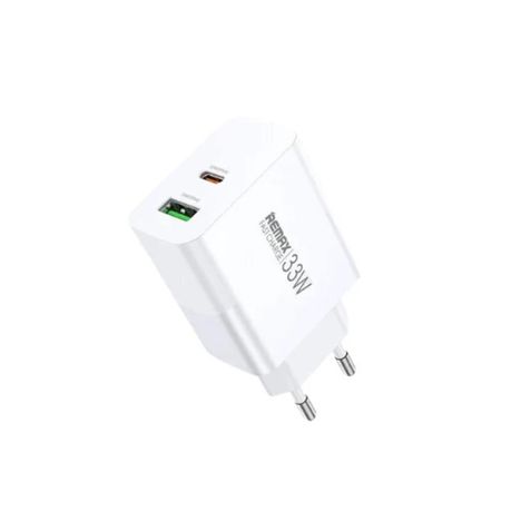 Charger REMAX 33W Fast Charger A+C RP-U122 EU Kiddy Series